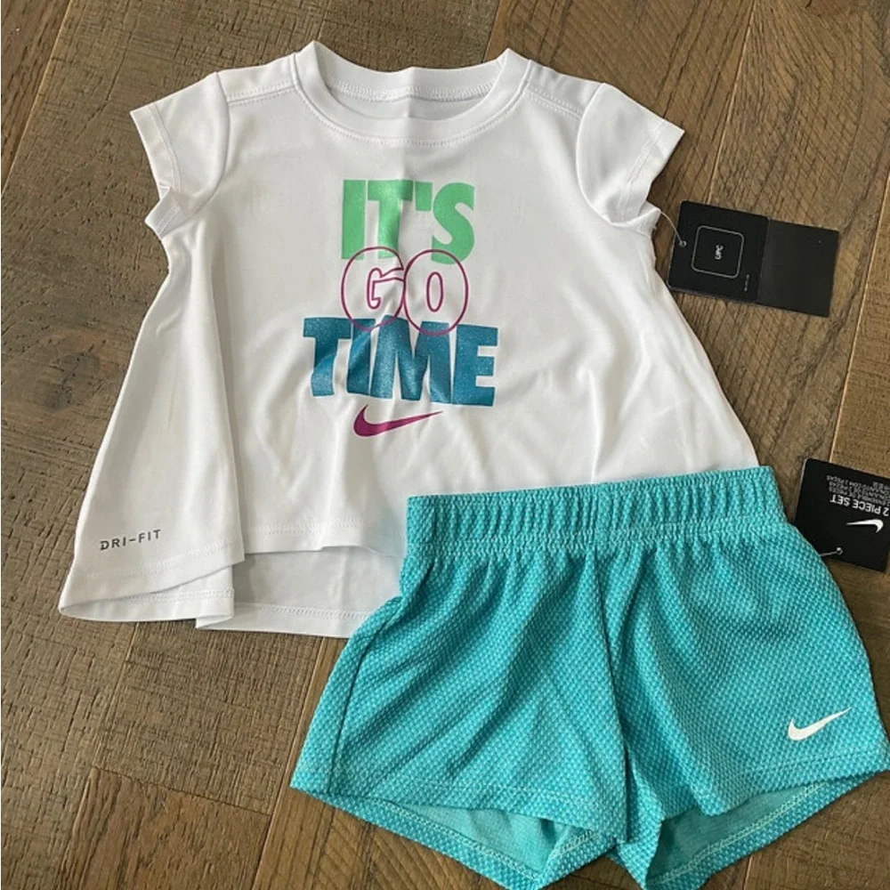 Nike Baby Girl Flowy Top Outfit